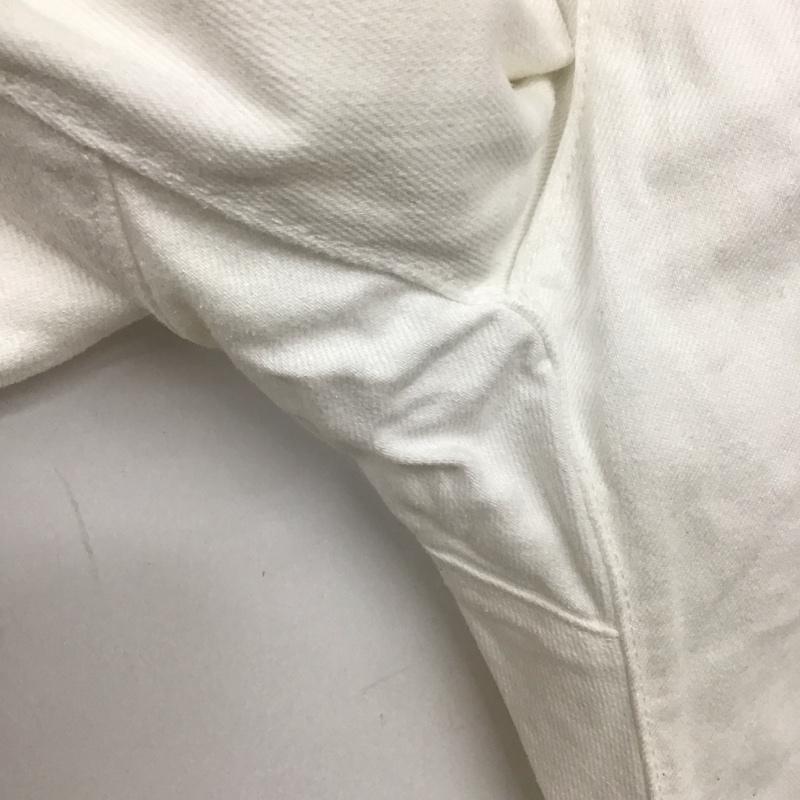 ザラ ZARA パンツ デニム、ジーンズ 6147/021/250イウエスト ペーパーバッグ バギー アンクルジーンズ 無地 白 / ホワイト /  レディース USED 古着 中古 10133638