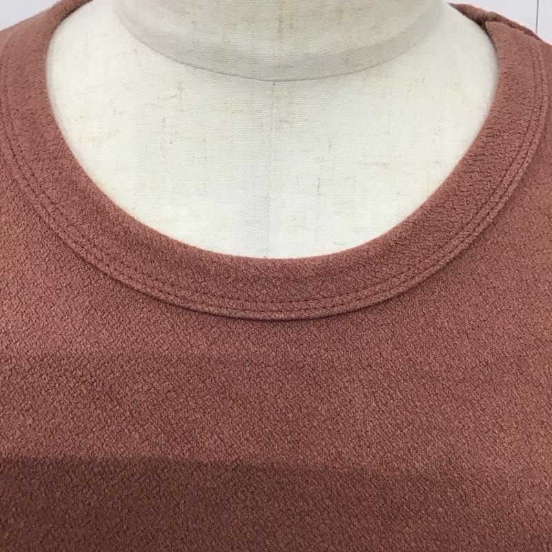 ノーアイディー NO ID. カットソー 長袖 長袖カットソー クルーネックカットソー ロングスリーブカットソー プリントTシャツ 1 無地 えんじ / ワインレッド /  メンズ USED 古着 中古 10124357