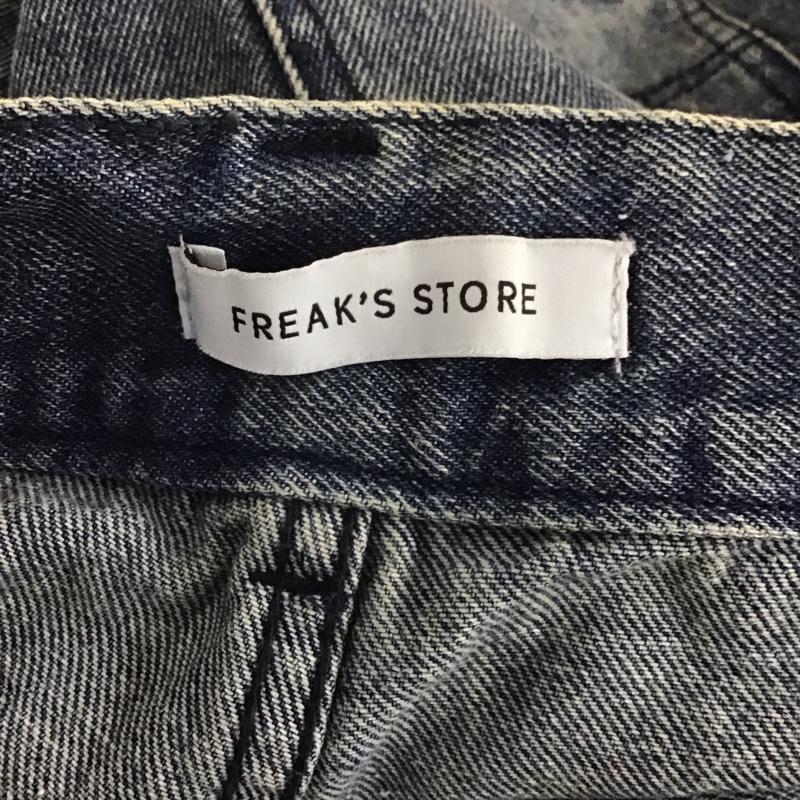 フリークスストア FREAK S STORE パンツ デニム、ジーンズ デニムパンツ ワイドパンツ カジュアルパンツ L 無地 インディゴ / インディゴ /  メンズ USED 古着 中古 10143493