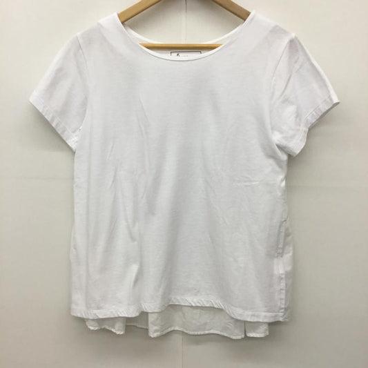 ロペピクニック ROPE  PICNIC カットソー 半袖 38 無地 白 / ホワイト /  レディース USED 古着 中古 10137601