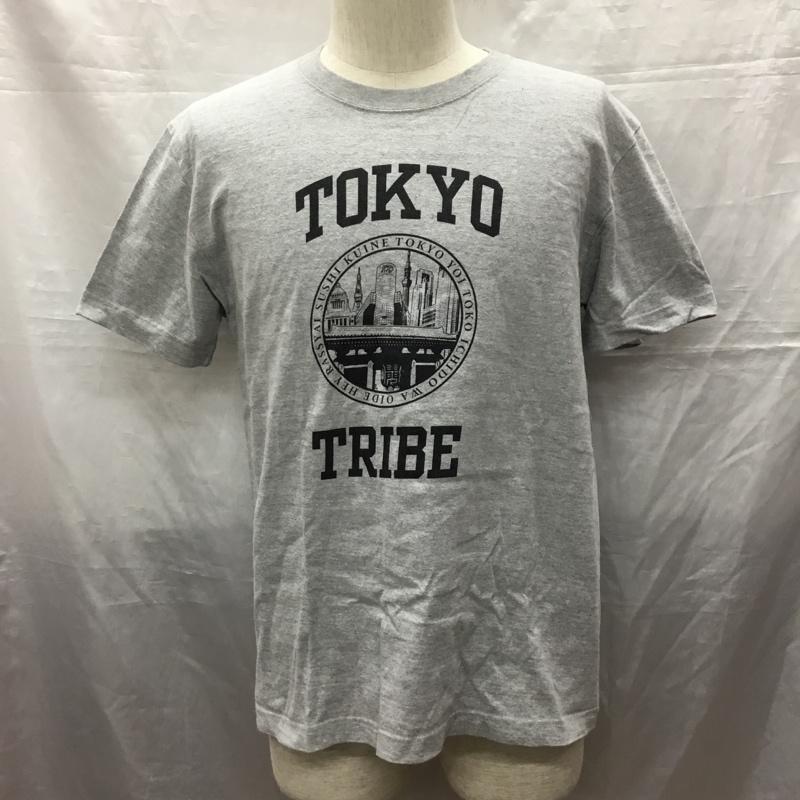 サンタスティック SANTASTIC! Tシャツ 半袖 半袖カットソー プリントTシャツ クルーネックカットソー M プリント 灰 / グレー /  メンズ USED 古着 中古 10122913