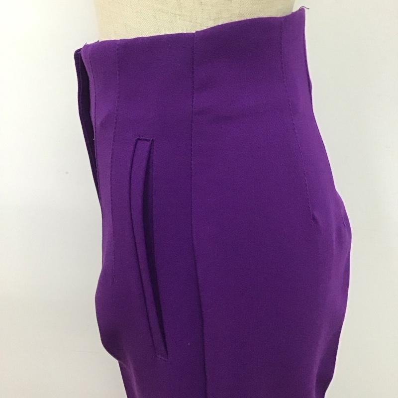 ザラ ZARA パンツ スラックス XS 無地 紫 / パープル /  レディース USED 古着 中古 10110509
