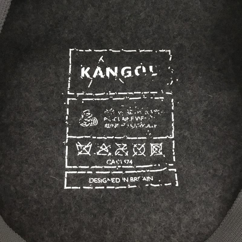 カンゴール KANGOL 帽子 ハンチング CAO1474 0258BC01 フェルト ロゴ、文字 灰 / グレー /  メンズ USED 古着 中古 10143652