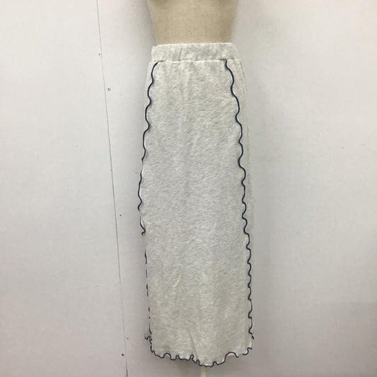 フリークスストア FREAK S STORE スカート ロングスカート スウェット FREE 無地 灰 / グレー /  レディース USED 古着 中古 10121709