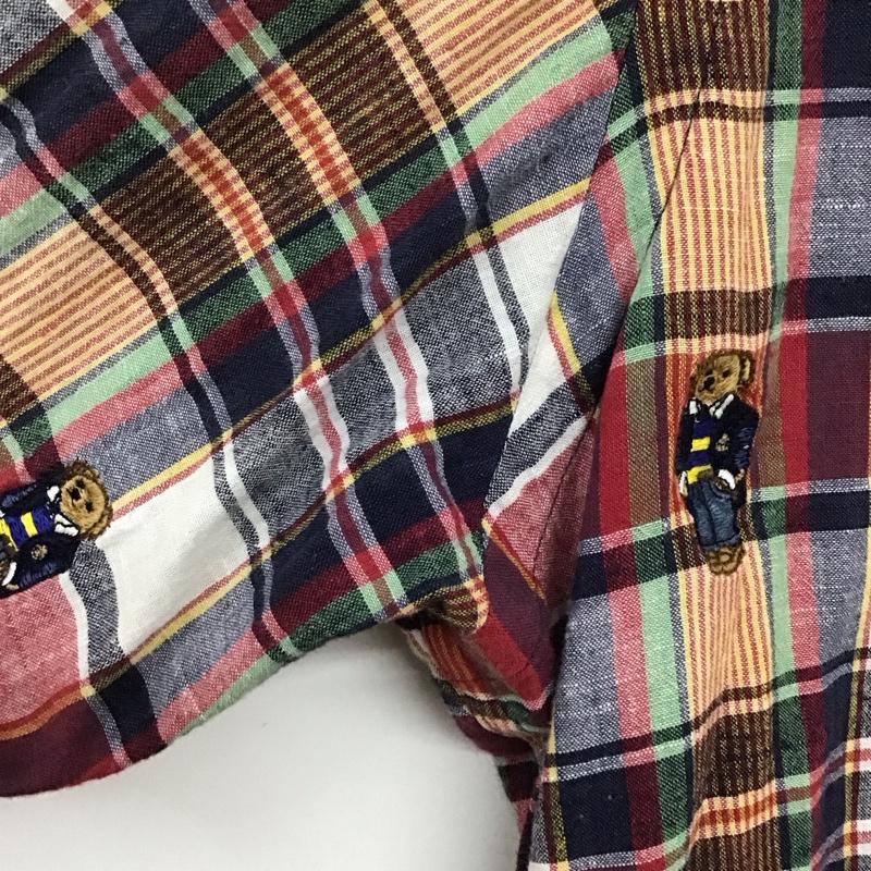 ラルフローレン RALPHLAUREN シャツ、ブラウス 長袖 長袖シャツ チェックシャツ カラーシャツ ボタンダウンシャツ マドラス M チェック マルチカラー / マルチカラー /  メンズ USED 古着 中古 10132701