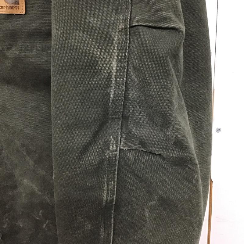カーハート Carhartt ジャケット、上着 ジャケット、ブレザー ジップアップジャケット アウター カラージャケット XL ロゴ、文字 カーキ / カーキ /  メンズ USED 古着 中古 10133688