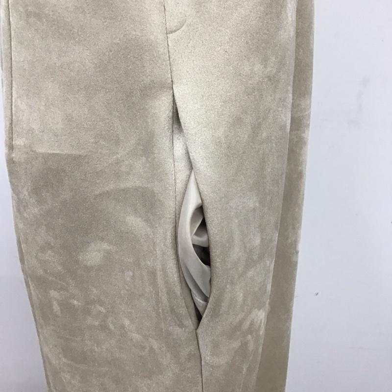 ザラ ZARA ワンピース ロングスカート 3046 837 712 ノースリーブ スリット M 無地 ベージュ / ベージュ /  レディース USED 古着 中古 10119617