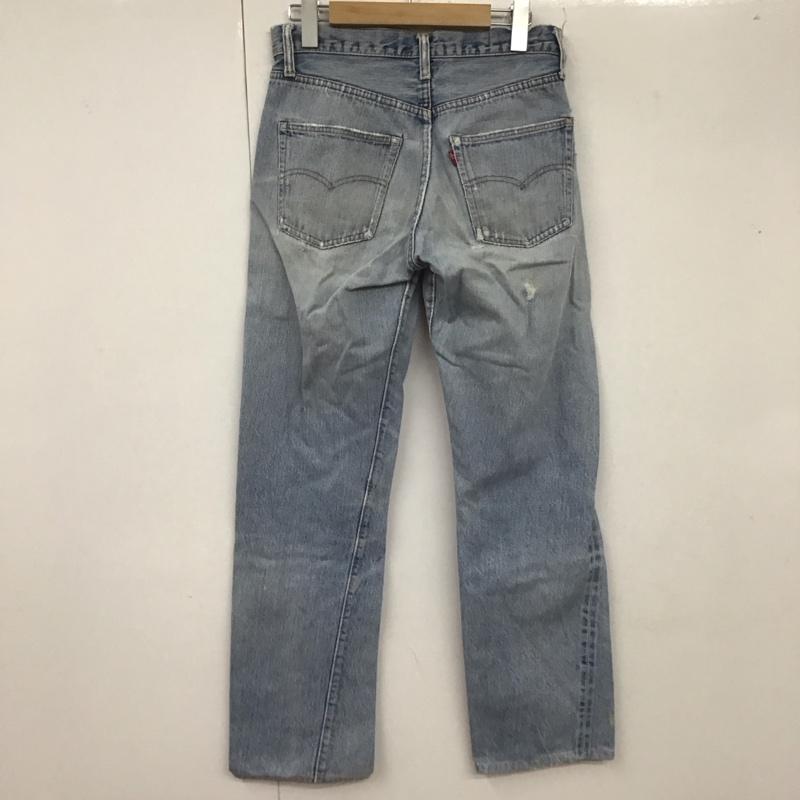 リーバイス Levi s パンツ デニム、ジーンズ 501 66前期 赤耳 シングルステッチ 6番工場 デニムパンツ ヴィンテージ 無地 インディゴ / インディゴ /  メンズ USED 古着 中古 10109846