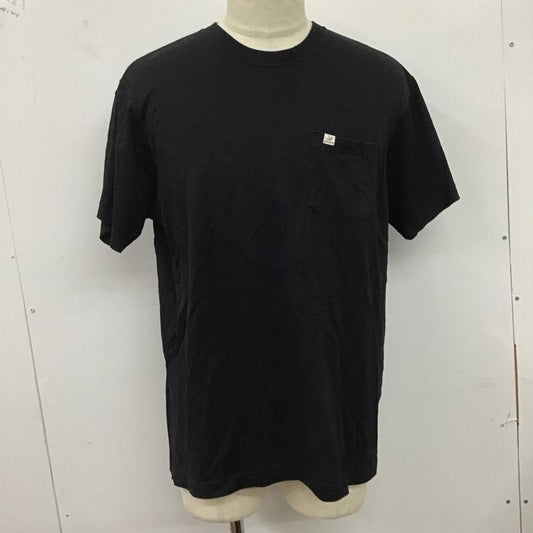 モンベル mont-bell Tシャツ 半袖 2104801 KAMICOT 半袖カットソー クルーネックカットソー L ロゴ、文字 黒 / ブラック /  メンズ USED 古着 中古 10125924