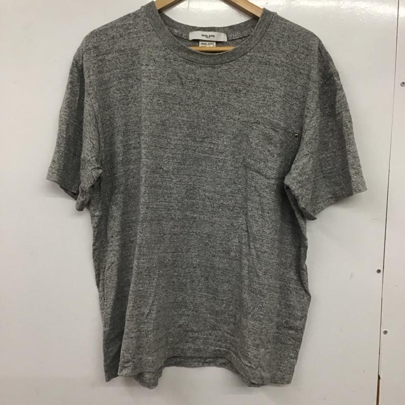 ホス HOSU Tシャツ 半袖 42 無地 灰 / グレー /  メンズ USED 古着 中古 10137019