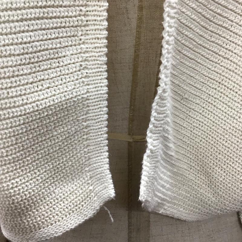ザラ ZARA ニット、セーター 長袖 3859 116 712 ショート丈 クロップド丈 L 無地 アイボリー / アイボリー /  レディース USED 古着 中古 10118497