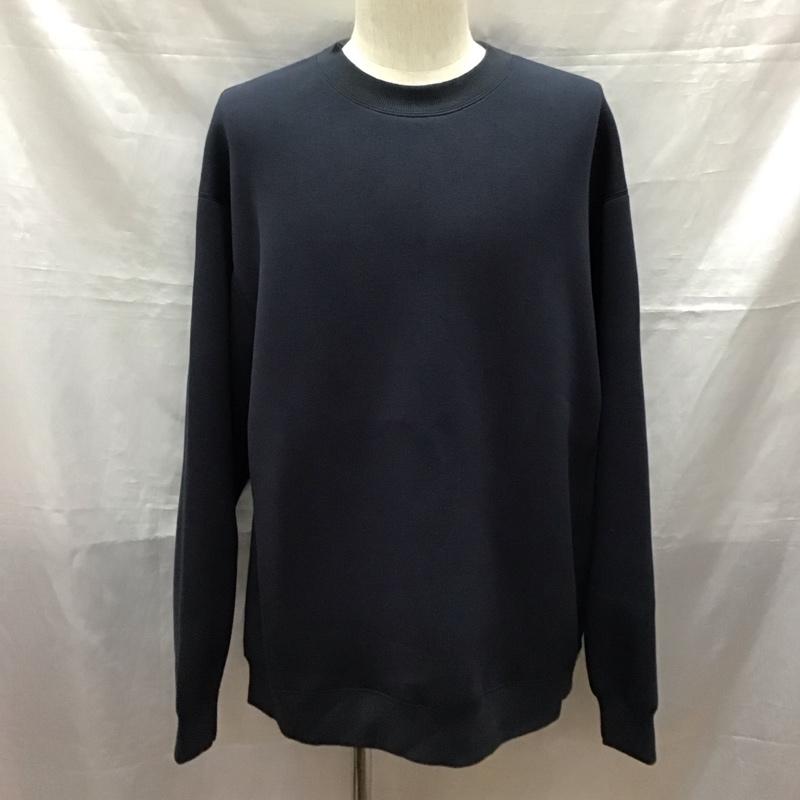 ビームスライツ BEAMS LIGHTS トレーナー 長袖 無地 紺 / ネイビー /  メンズ USED 古着 中古 10122084