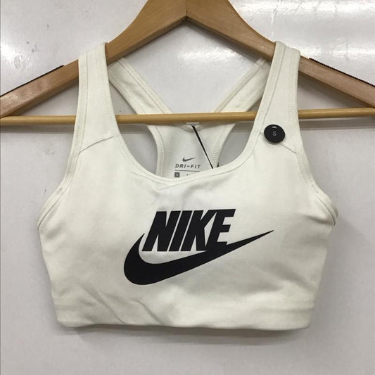 ナイキ NIKE トップス トップス 899371-100 スポーツブラ WS ナイキプロ フューチュラ クラシックブラ タグ付き S ロゴ、文字 白 / ホワイト /  レディース USED 古着 中古 10135546