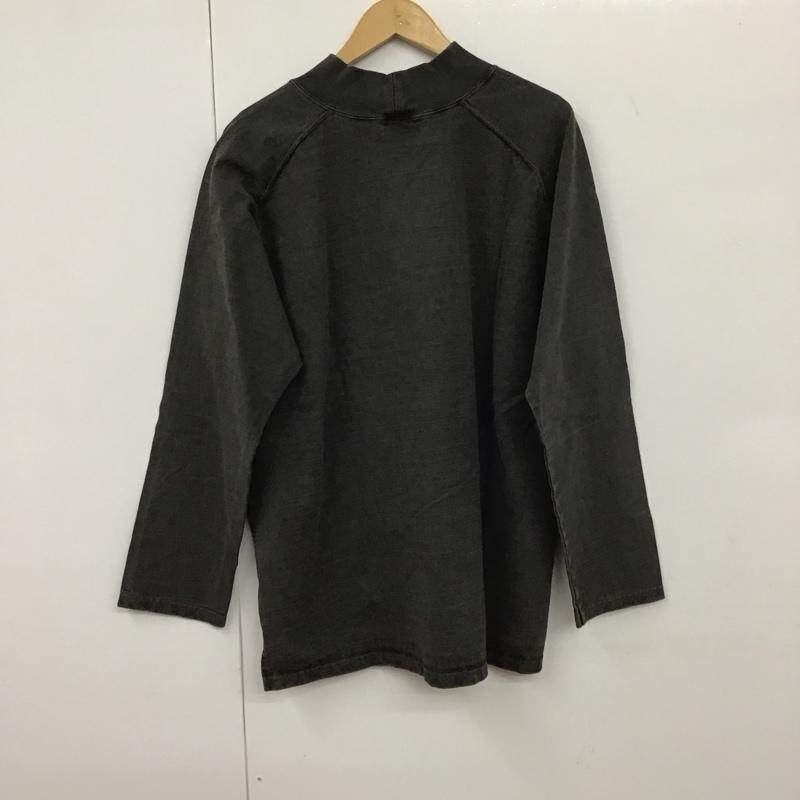 グッドオン Good On カットソー 長袖 長袖カットソー 無地カットソー クルーネック XL 無地 黒 / ブラック /  メンズ USED 古着 中古 10130486