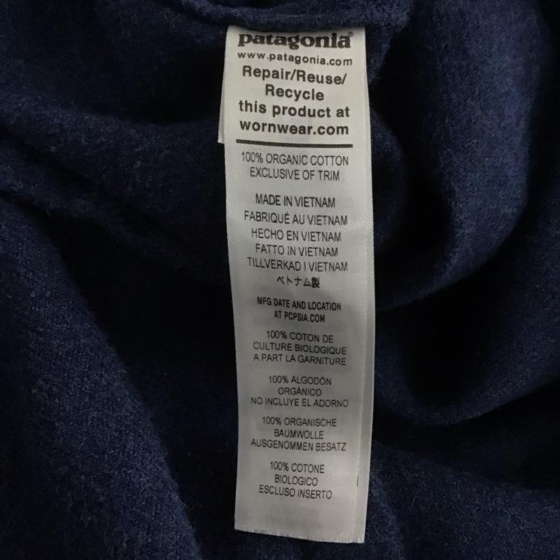 パタゴニア patagonia シャツ、ブラウス 長袖 長袖シャツ 無地シャツ カラーシャツ L 無地 紺 / ネイビー /  メンズ USED 古着 中古 10139846