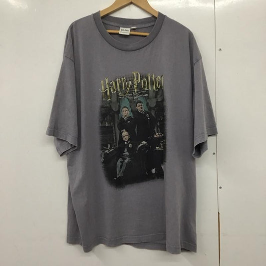 ジーユー GU Tシャツ 半袖 341-355807 グラフィックT ハリーポッタースリザリンTシャツ プリントTシャツ XXL プリント マルチカラー / マルチカラー /  メンズ USED 古着 中古 10140959