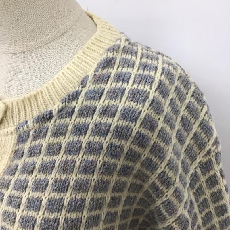 エルエルビーン L.L.Bean カーディガン 長袖 チェック マルチカラー / マルチカラー /  レディース USED 古着 中古 10121386