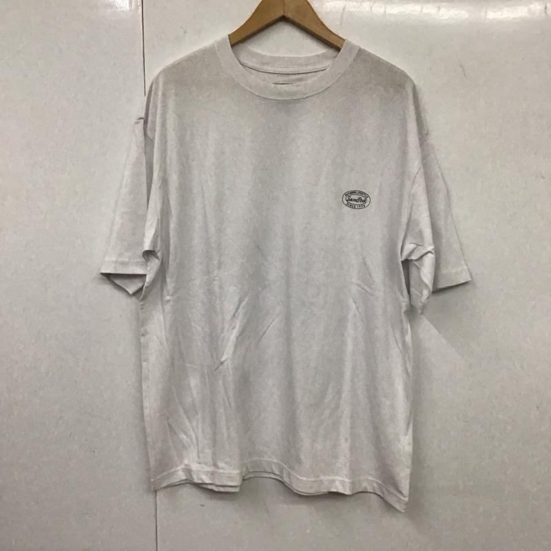 スノーピーク Snow Peak Tシャツ 半袖 Relume JOURNALSTANDARD別注 半袖カットソー プリントTシャツ クルーネックカットソー M ロゴ、文字 白 / ホワイト /  メンズ USED 古着 中古 10131628