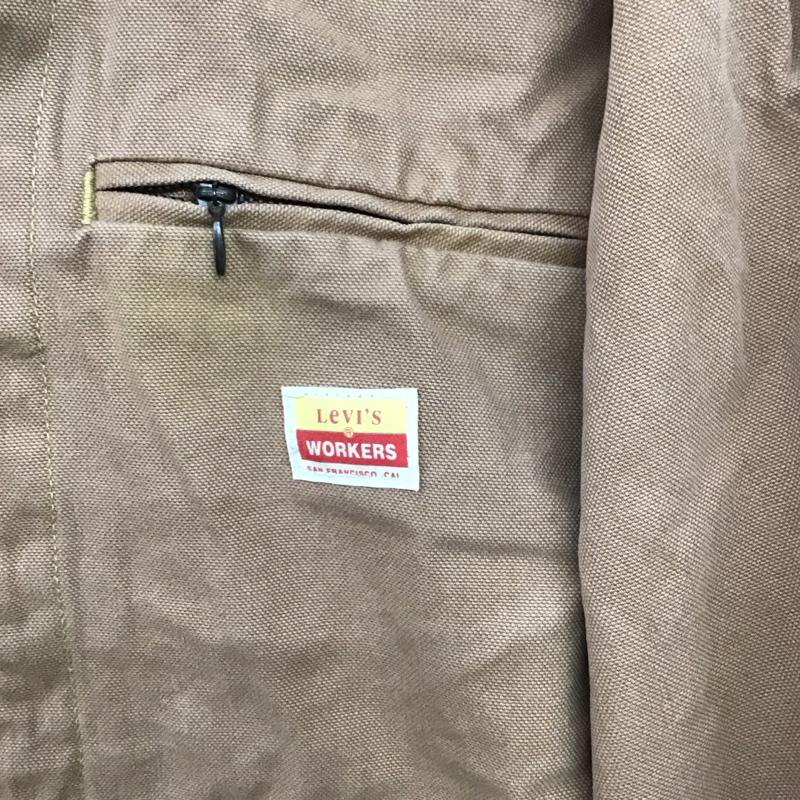 リーバイストラウスアンドコー Levi Strauss & co. ジャケット、上着 ジャケット、ブレザー ジップアップジャケット Gジャン デニムジャケット 40 ロゴ、文字 橙 / オレンジ /  メンズ USED 古着 中古 10134872