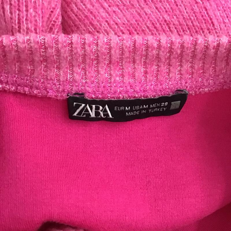 ザラ ZARA ニット、セーター 長袖 長袖ニットカットソー ニット セーター クルーネックニット M 無地 桃 / ピンク /  レディース USED 古着 中古 10124224