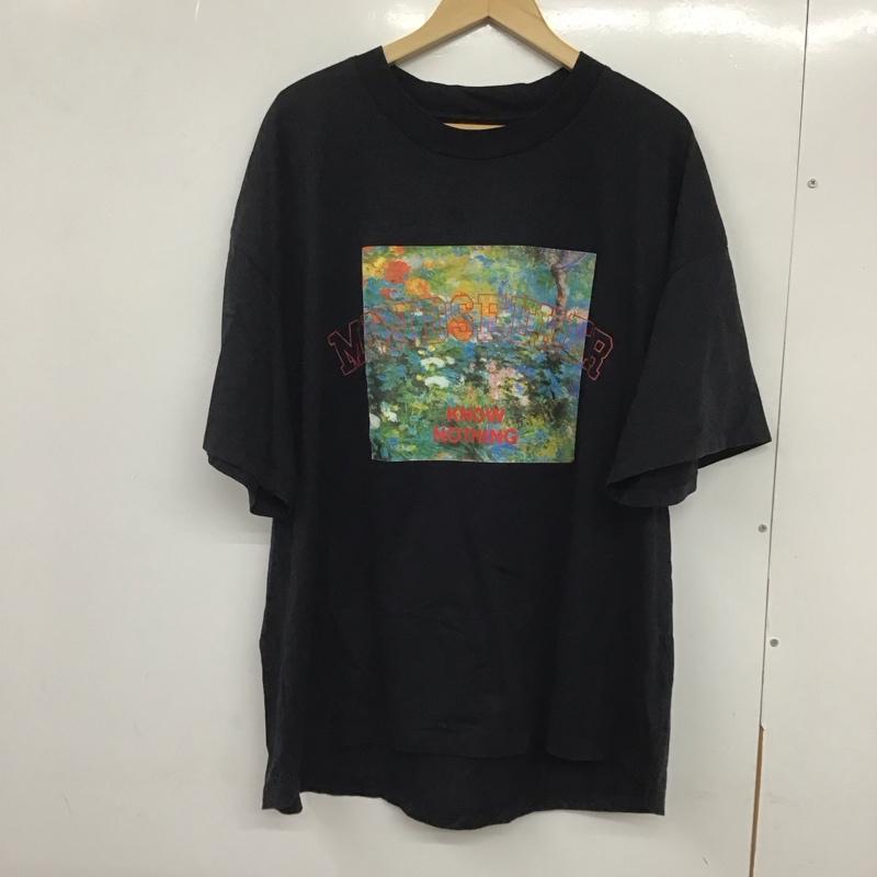 マインドシーカー mindseeker Tシャツ 半袖 半袖カットソー プリントTシャツ クルーネックカットソー L プリント 黒 / ブラック /  メンズ USED 古着 中古 10132803