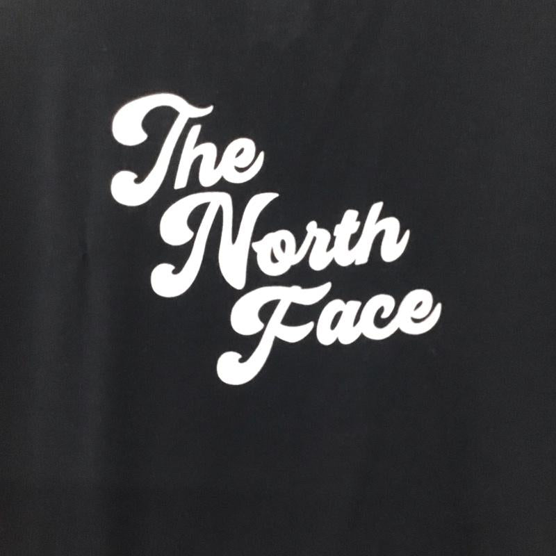 ザノースフェイス THE NORTH FACE Tシャツ 半袖 NTW12394 ショートスリーブフリーラングラフィッククルー XL ロゴ、文字 X プリント 紺 / ネイビー /  レディース USED 古着 中古 10136647