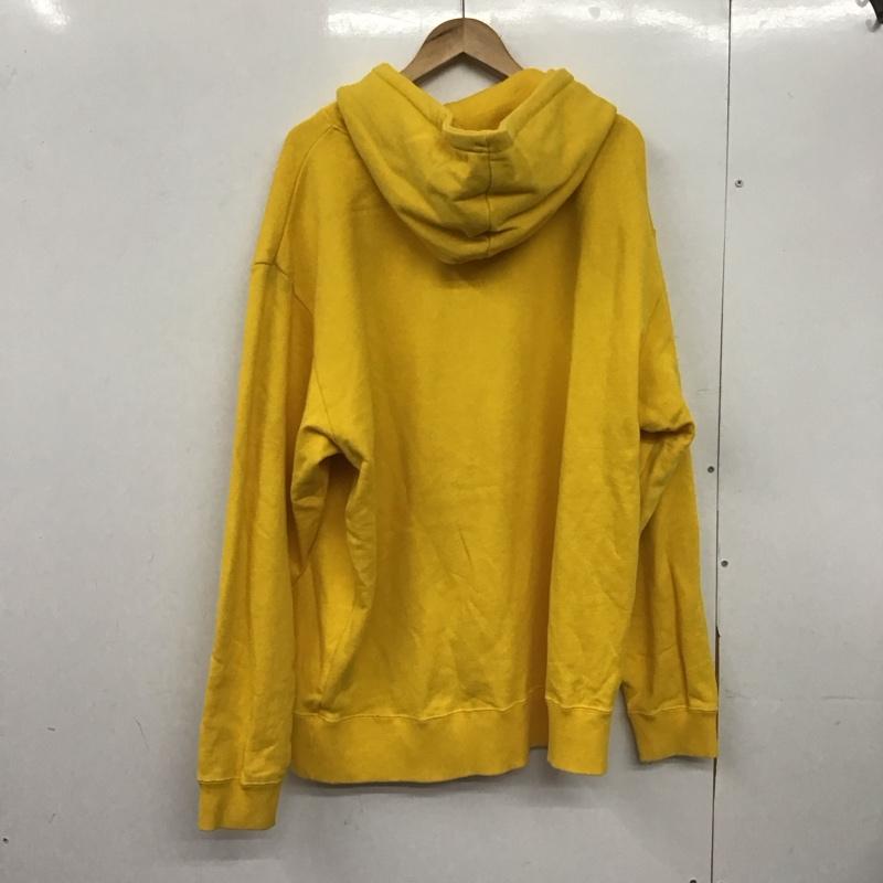エックスガール X-girl パーカー 長袖 105223012009 CHUBBY LOGO SWEAT HOODIE XL プリント 黄 / イエロー /  レディース USED 古着 中古 10146635