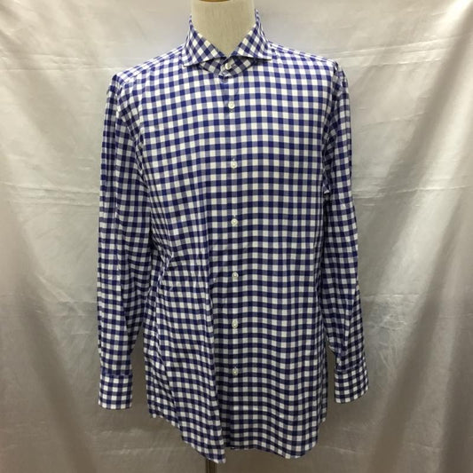 ヒューゴボス HUGO BOSS シャツ、ブラウス 長袖 長袖シャツ カラーシャツ ポケットシャツ 長袖カットソー チェックシャツ 42 チェック マルチカラー / マルチカラー /  メンズ USED 古着 中古 10119404