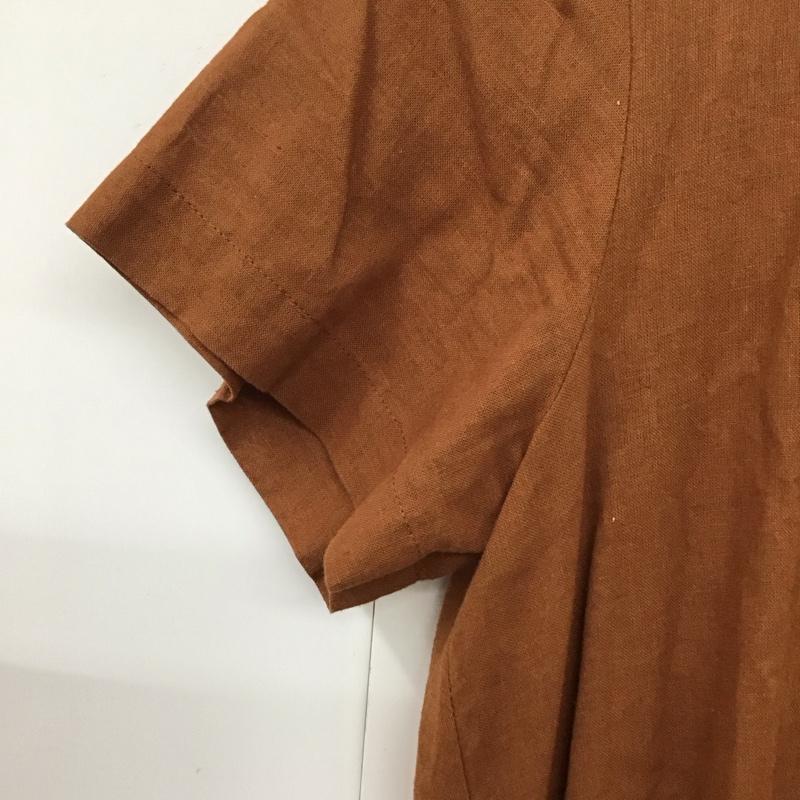 ローリーズファーム LOWRYS FARM ワンピース ロングスカート FREE 無地 茶 / ブラウン /  レディース USED 古着 中古 10128918