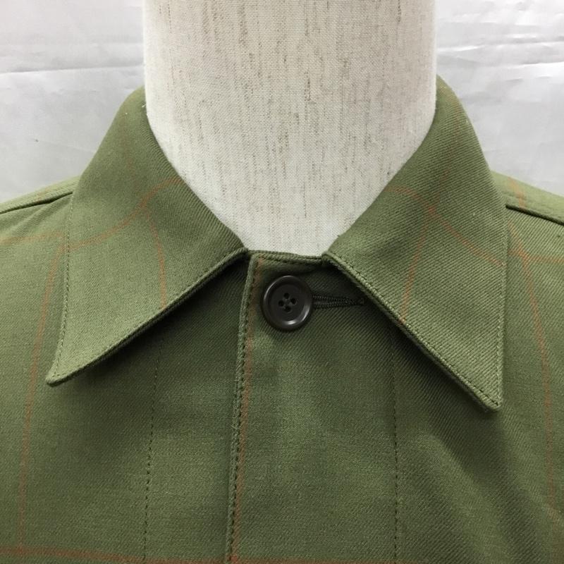 ジャーナルスタンダード JOURNAL STANDARD シャツ、ブラウス 長袖 長袖シャツ カラーシャツ ポケットシャツ 長袖カットソー チェックシャツ L チェック 緑 / グリーン /  メンズ USED 古着 中古 10115208