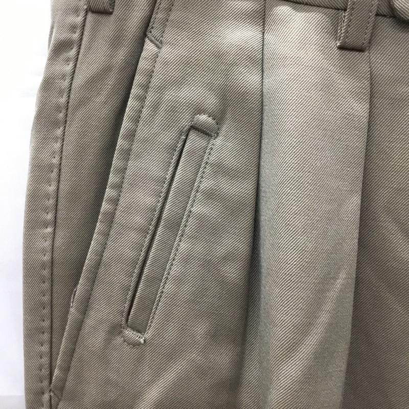 バーバリーズ BURBERRYS パンツ スラックス スラックスパンツ ワイドパンツ カジュアルパンツ 無地 ダークブラウン / ダークブラウン /  メンズ USED 古着 中古 10119418