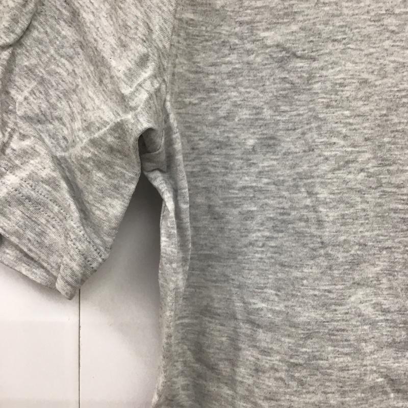 ラコステ LACOSTE Tシャツ 半袖 半袖カットソー プリントTシャツ クルーネックカットソー 3 ロゴ、文字 灰 / グレー /  メンズ USED 古着 中古 10128727