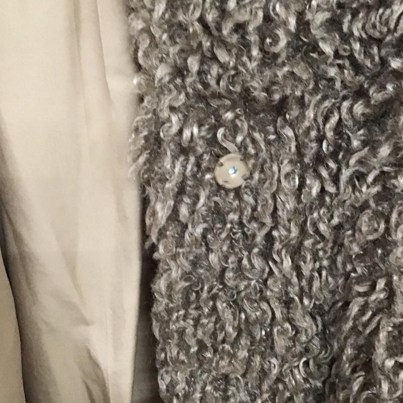 ザラ ZARA コート コート一般 6318 232 707 フェイクファー ボリュームコート XS 無地 茶 / ブラウン /  レディース USED 古着 中古 10133757
