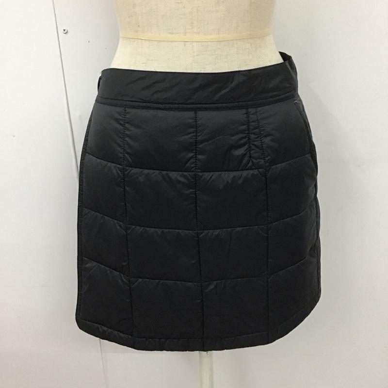 コロンビア Columbia スカート ミニスカート ミニスカート カジュアルスカート 巻きスカート L 無地 黒 / ブラック /  レディース USED 古着 中古 10113063
