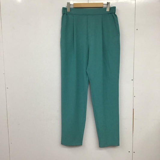 グリーンレーベルリラクシング green label relaxing パンツ ワークパンツ、ペインターパンツ スラックスパンツ ワイドパンツ カジュアルパンツ 40 無地 青 / ブルー /  レディース USED 古着 中古 10132649