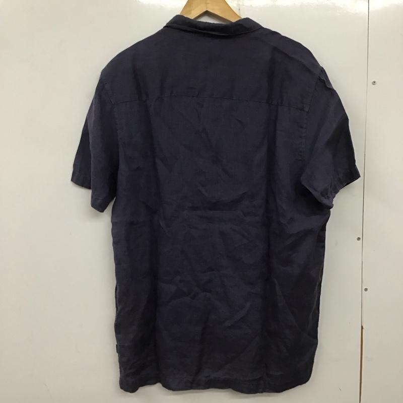 エコアルフ ECOALF シャツ、ブラウス 半袖 半袖シャツ 無地シャツ ポケットシャツ L 無地 紫 / パープル /  メンズ USED 古着 中古 10136665