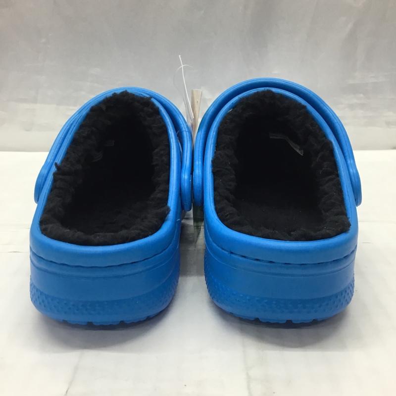 クロックス crocs シューズ シューズ relen lined clog k 18.5cm 18.5cm 無地 青 / ブルー /  ボーイズ USED 古着 中古 10122296