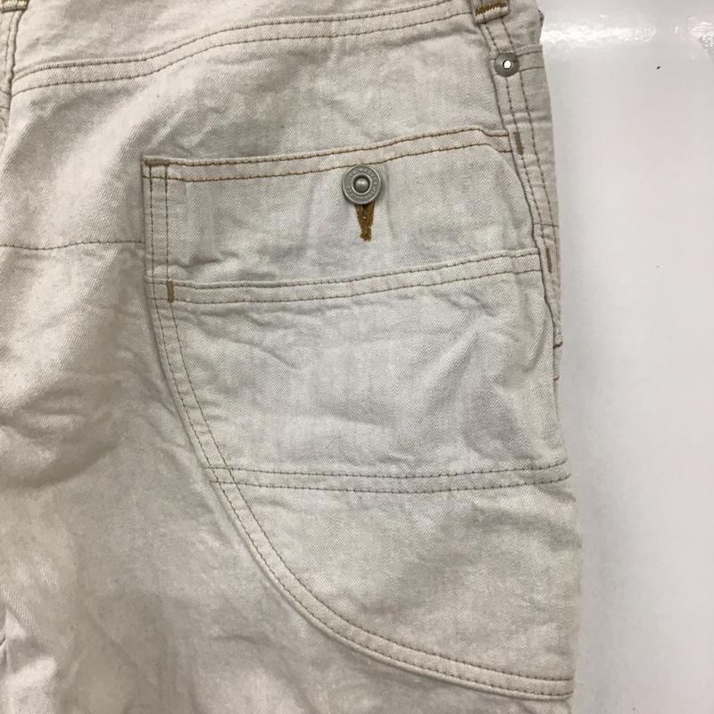 ジョンブル Johnbull パンツ デニム、ジーンズ デニムパンツ ストレートパンツ ワイドパンツ カジュアルパンツ L 無地 灰 / グレー /  メンズ USED 古着 中古 10114326