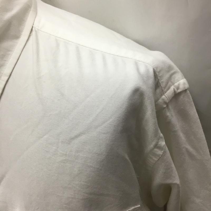 コロンビア Columbia シャツ、ブラウス 長袖 PM7051 トロイヒルシャツ ボタンダウン L 無地 白 / ホワイト /  メンズ USED 古着 中古 10121390