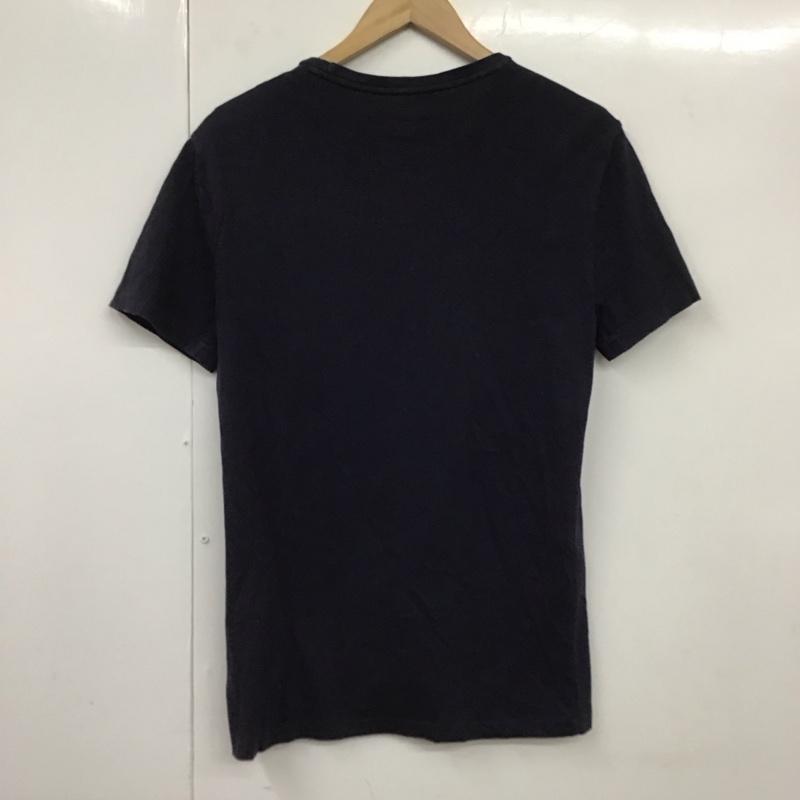 ポロラルフローレン POLO RALPH LAUREN Tシャツ 半袖 半袖カットソー プリントTシャツ クルーネックカットソー S ロゴ、文字 紺 / ネイビー /  メンズ USED 古着 中古 10130732