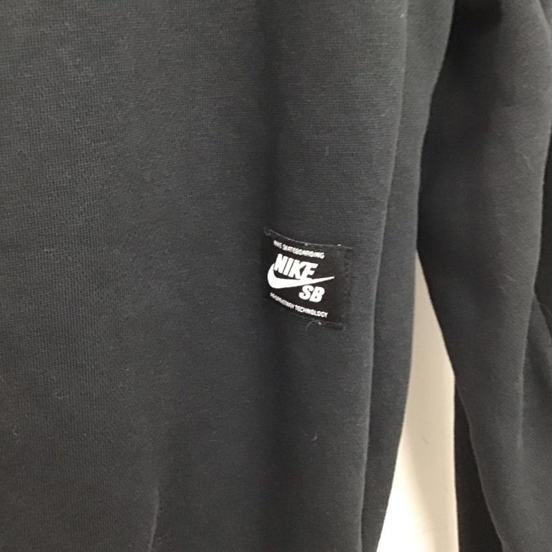 ナイキ NIKE パーカー 長袖 aj9734-010 プルオーバーパーカー 長袖スウェット S ロゴ、文字 黒 / ブラック /  メンズ USED 古着 中古 10148338