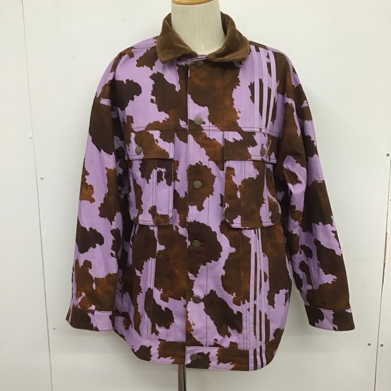 アディダス adidas ジャケット、上着 ジャケット、ブレザー HE3739 Ivy Park Denim Cow-Print Jacket M 総柄 マルチカラー / マルチカラー /  メンズ USED 古着 中古 10106389