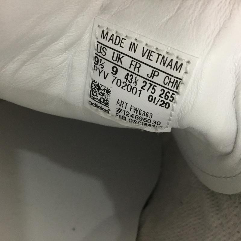 アディダス adidas スニーカー スニーカー FW6363 SIZE? Superstar 27.5cm 27.5cm ロゴ、文字 白 / ホワイト / X 黒 / ブラック / X 橙 / オレンジ /  メンズ USED 古着 中古 10139953