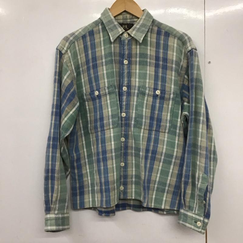 ダブルアールエル ラルフローレン RRL RALPH LAUREN シャツ、ブラウス 長袖 長袖シャツ チェックシャツ カラーシャツ 90s M チェック マルチカラー / マルチカラー /  メンズ USED 古着 中古 10140783