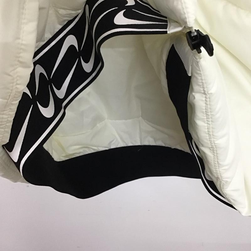 ナイキ NIKE ジャケット、上着 ジャケット、ブレザー cv8671-133 ロングダウンジャケット アウター M ロゴ、文字 白 / ホワイト /  レディース USED 古着 中古 10135251