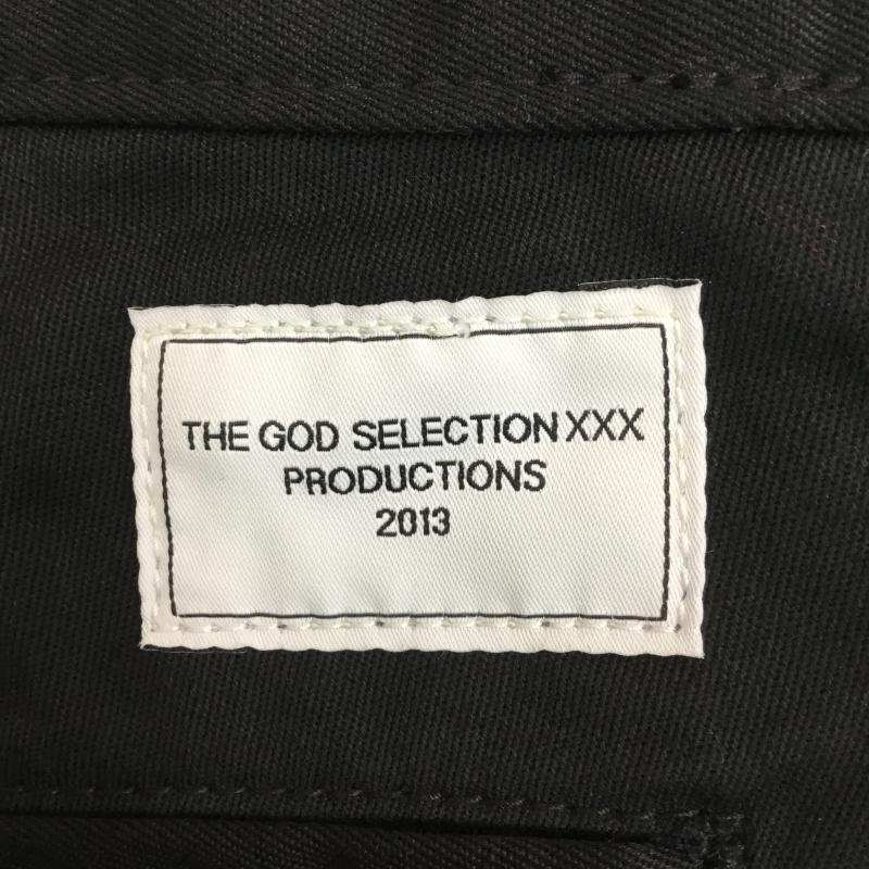 ゴッドセレクショントリプルエックス GOD SELECTION XXX パンツ チノパン GX-S23-PT-06 Chino Pants L 総柄 黒 / ブラック /  メンズ USED 古着 中古 10112599