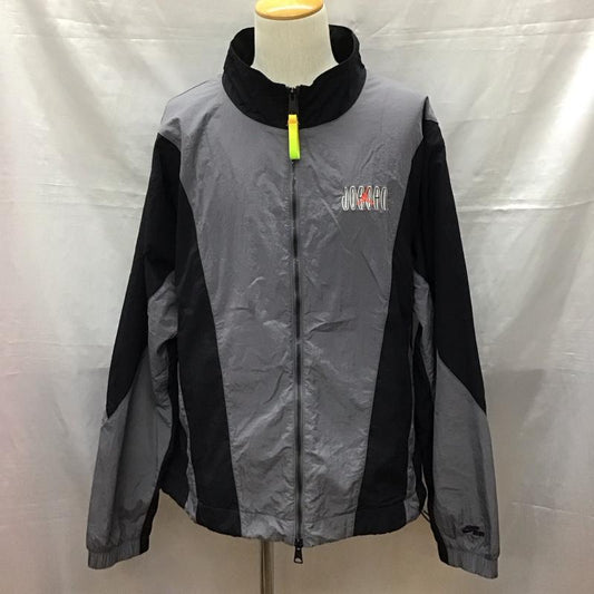 エアジョーダン AIR JORDAN ジャケット、上着 ジャンパー、ブルゾン dq8034-014 FLIGHT MVP STATEMENT JACKET 4L 無地 黒 / ブラック / X 灰 / グレー /  メンズ USED 古着 中古 10122055