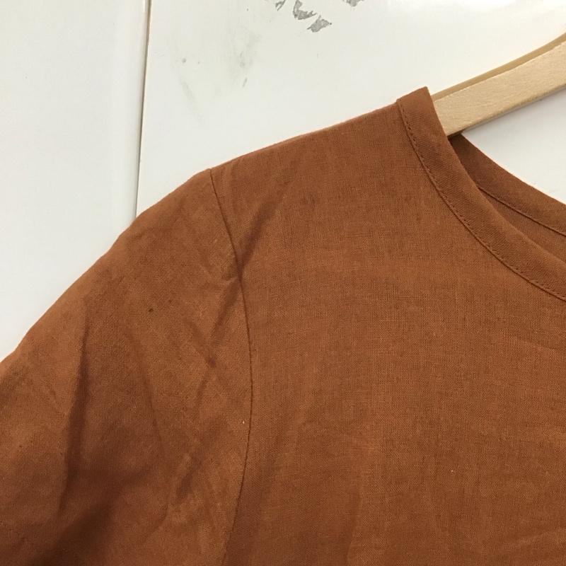 ローリーズファーム LOWRYS FARM ワンピース ロングスカート FREE 無地 茶 / ブラウン /  レディース USED 古着 中古 10128918