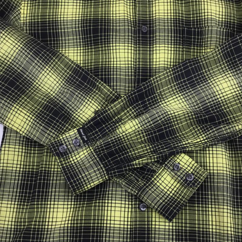 ディーゼル DIESEL シャツ、ブラウス 長袖 長袖シャツ S チェック 黄 / イエロー / X 黒 / ブラック /  メンズ USED 古着 中古 10136068