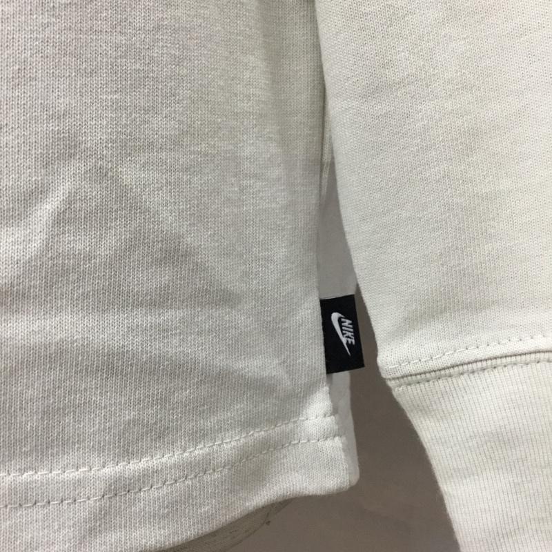 ナイキ NIKE カットソー 長袖 do7391-104 PREMEssentialSUSTL/STee 長袖カットソー プリントTシャツ M ロゴ、文字 ベージュ / ベージュ /  メンズ USED 古着 中古 10116593